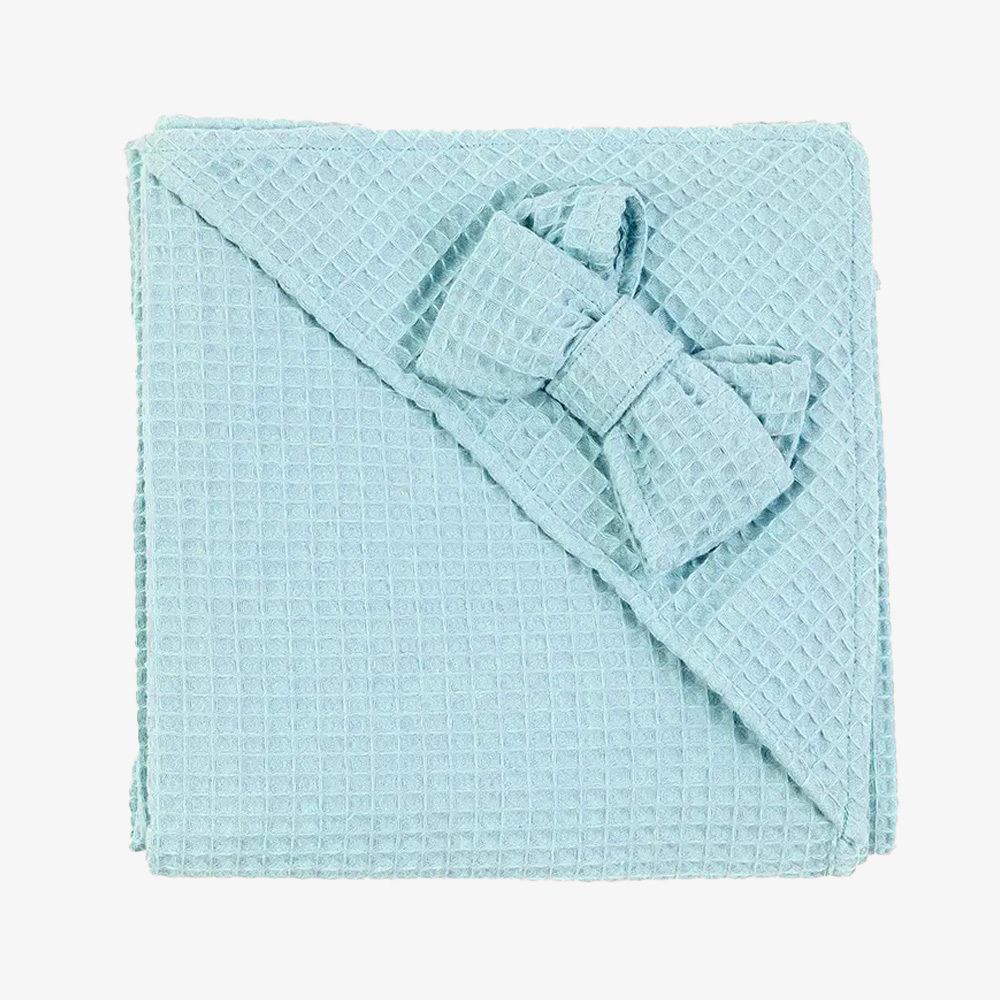High-volume production of waffle hooded towels with export-grade quality control for OEM clients